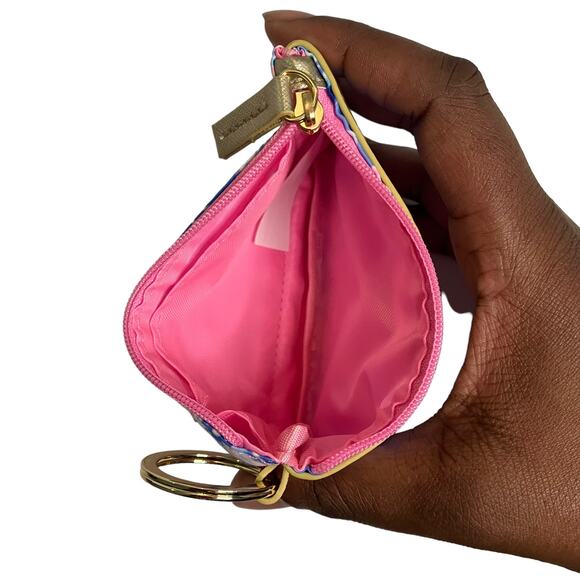 Lilly Pulitzer Pink and Blue Wallet ID Case - Picture 6 of 8